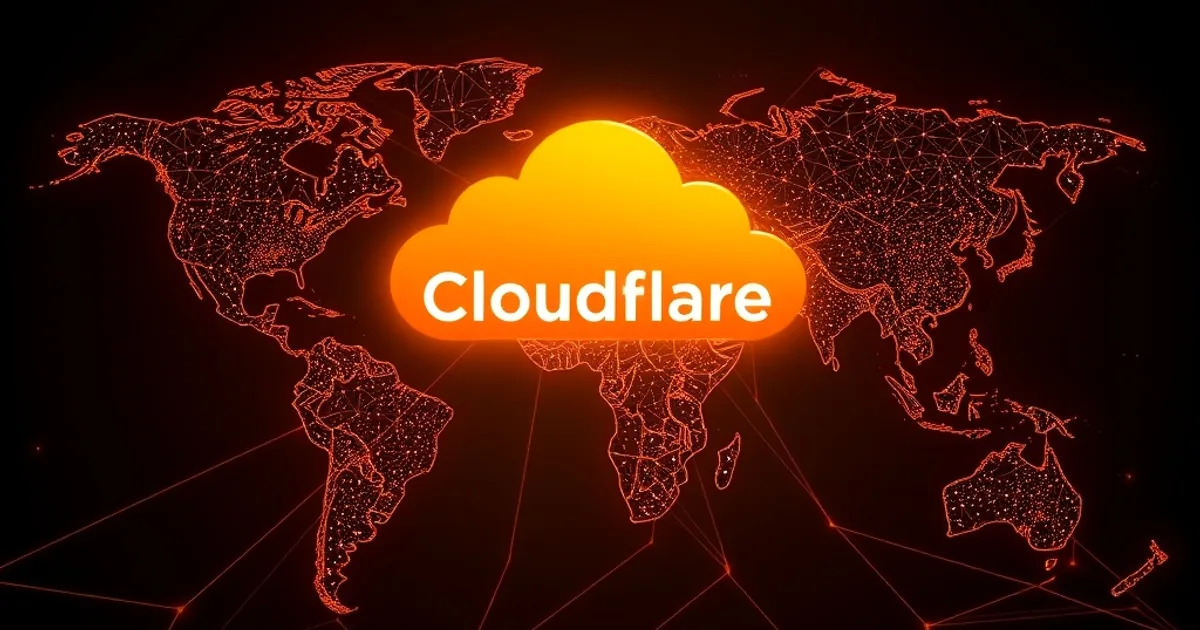 Cloudflare edge network visualization